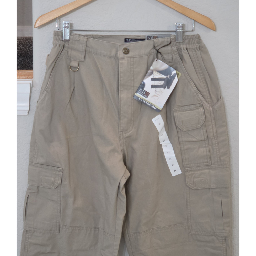 5.11 Tactical Stryke Pants 32x30 Women’s Size 12 Cargo Ripstop Utility Khaki NWT - Picture 2 of 13